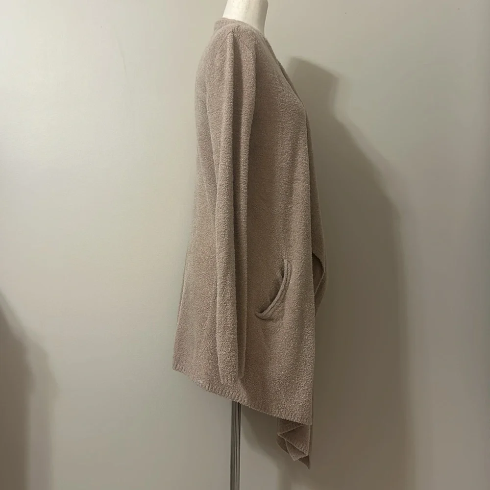 Barefoot Dreams Women’s Regular CozyChic Lite Knit Wrap Cardigan Size S/M Tan - Picture 2 of 9